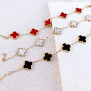 Bundle of 3 Elegant Clover Bracelet